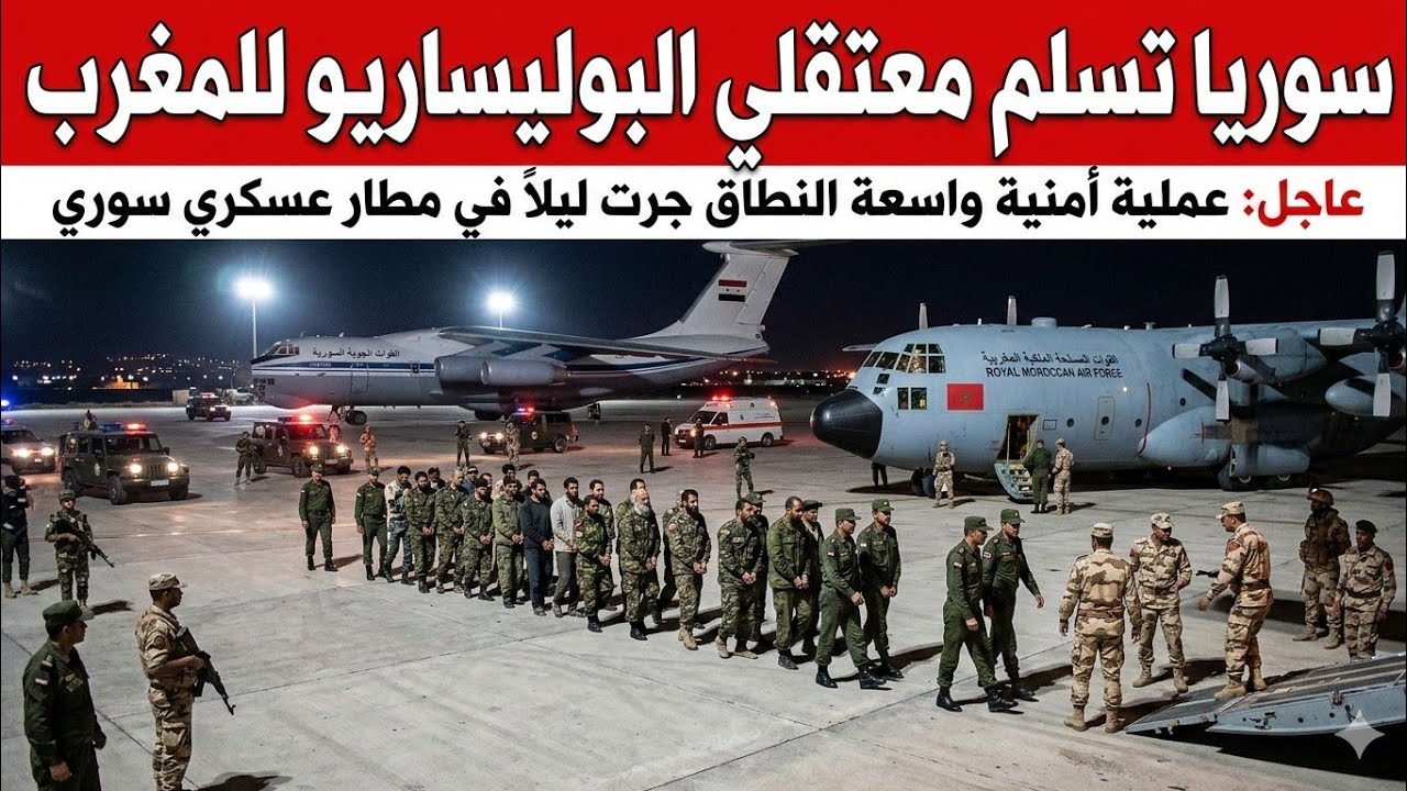 يوم العيد سوريا تسلم الجيش المغربي معتقلي البوليساريو و فضيحة تهز الجزائر