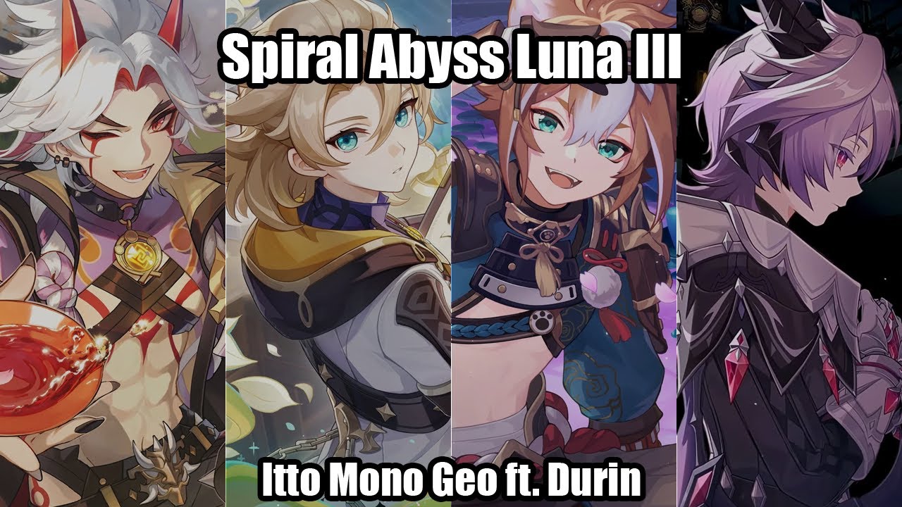 C0 Itto Mono Geo ft. Durin - Spiral Abyss - Genshin Impact Luna III (6.2)