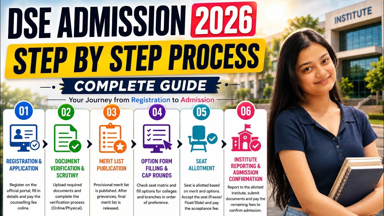 Direct Second Year Engineering Admission 2026 | DSE Admission  | Complete Step-by-Step Process Guide