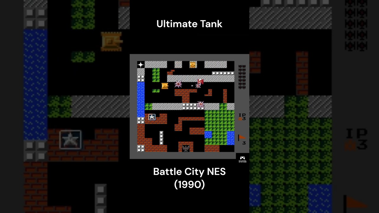 Ultimate Power-Up! 💥 Best Tank in NES Battle City 🚀 #retrogaming