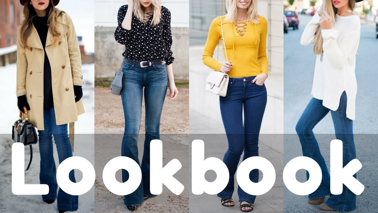 2018 Trend Flare Bell Bottoms Jeans Outfit Ideas | Spring Lookbook