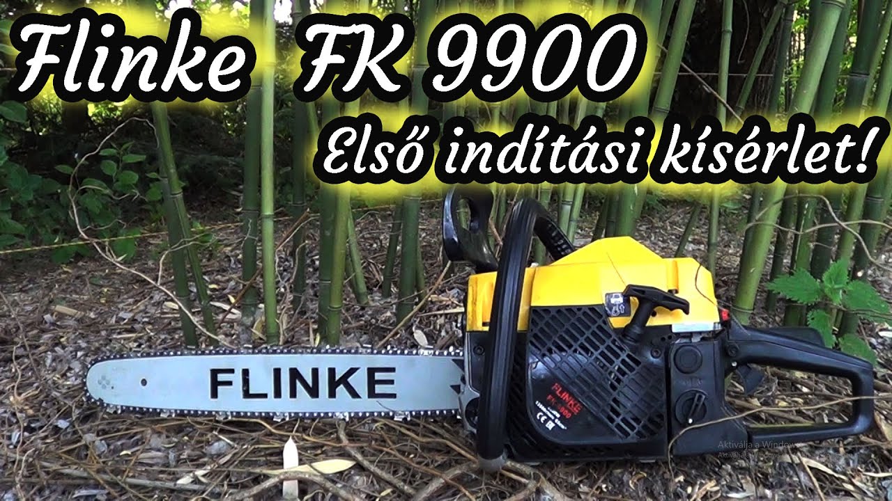 Flinke  FK 9900 - első kísérlet az indításra.