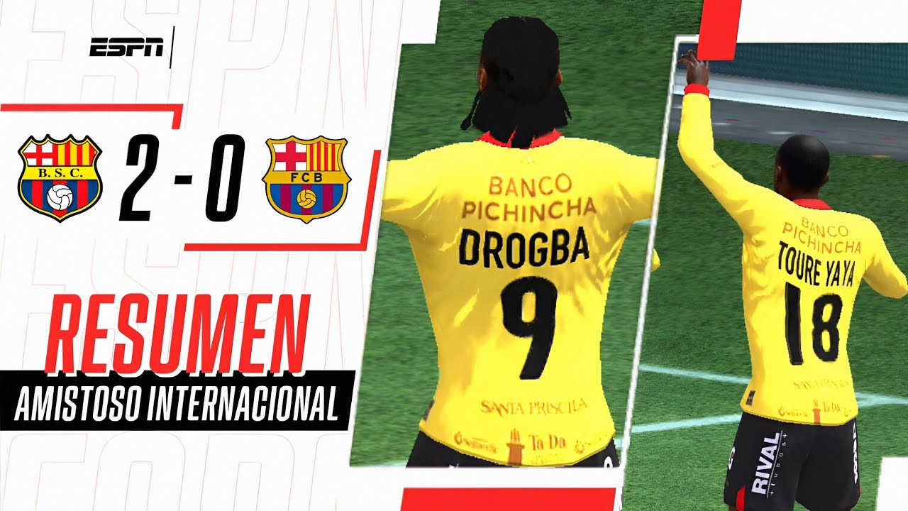 ¡LA COPIA VENCIÓ AL ORIGINAL! EL BARSA CAYÓ ANTE BARCELONA SC | Barcelona 2-0 Barcelona | RESUMEN
