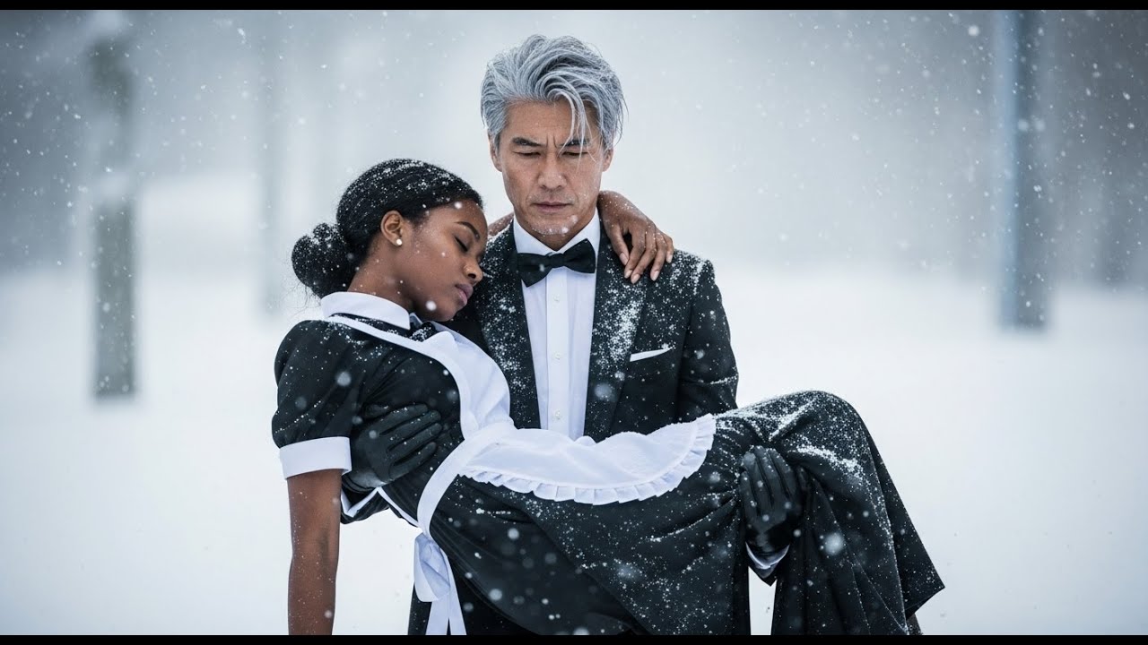 The Korean Mafia Boss Found His Black Maid Freezing In the Snow At Dinner — He Exploded With Rage...