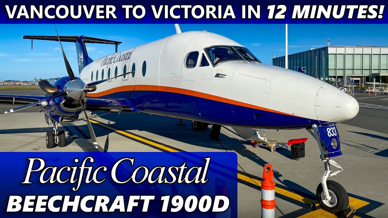 Flying the BEECHCRAFT 1900D! Pacific Coastal Airlines Vancouver to Victoria