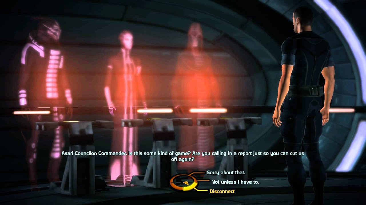 Mass Effect Disconnecting Council