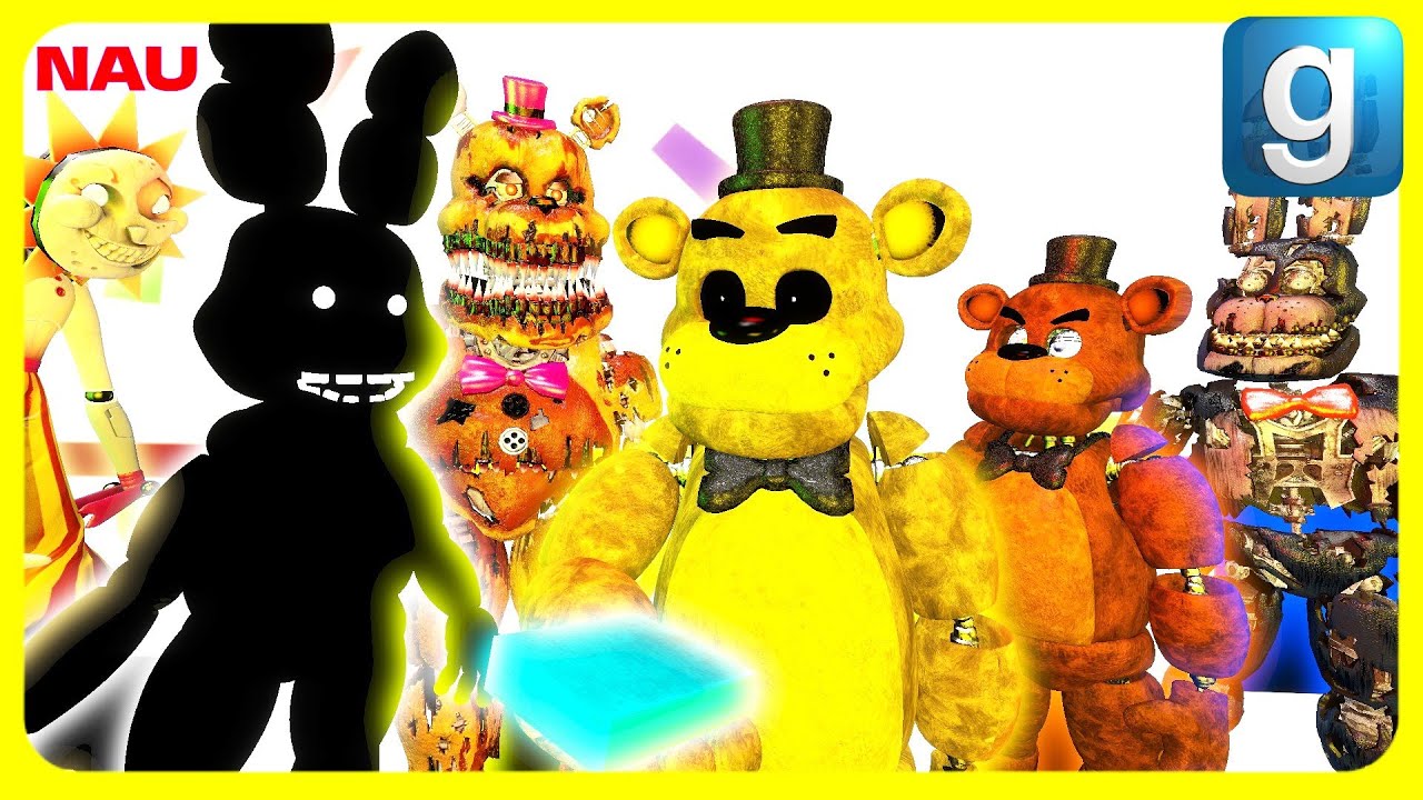 Gmod FNAF | 4 сезон, 7 серия | Книга заклинаний Золотого Фредди!
