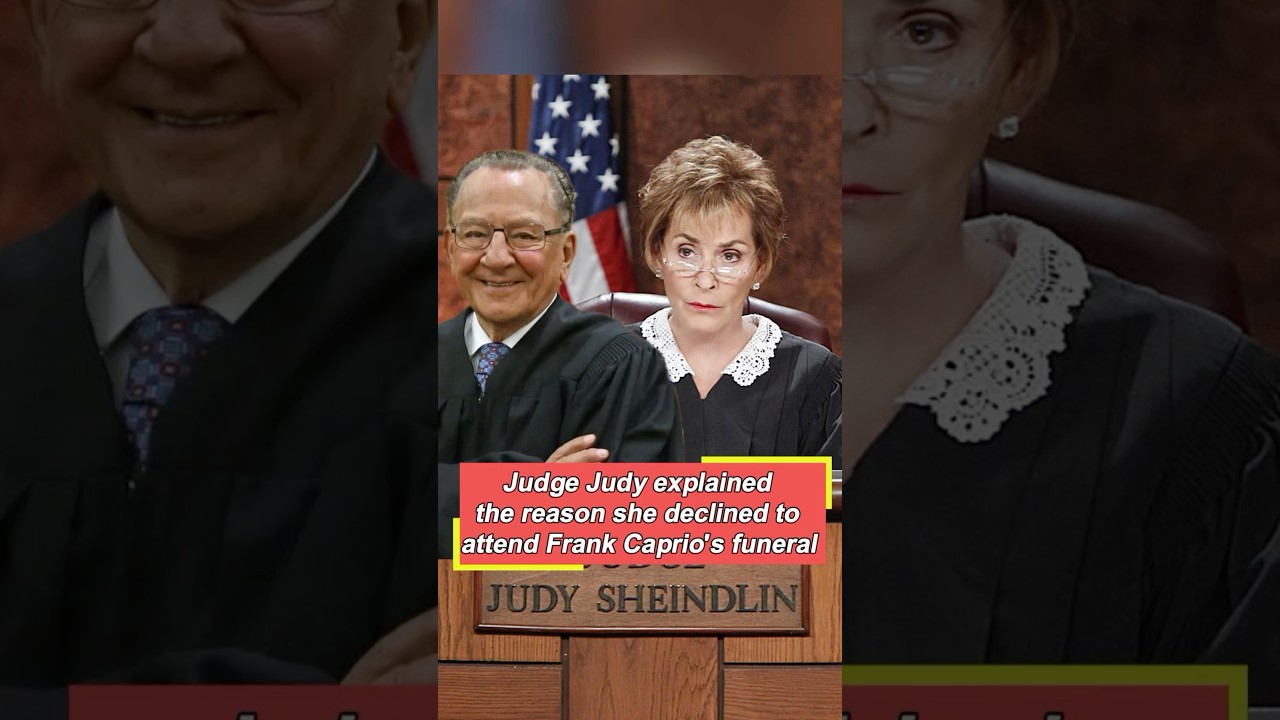 Judge Judy explained the reason she declined to attend Frank Caprio&rsquo;s funeral.#JudgeJudy#FrankCaprio