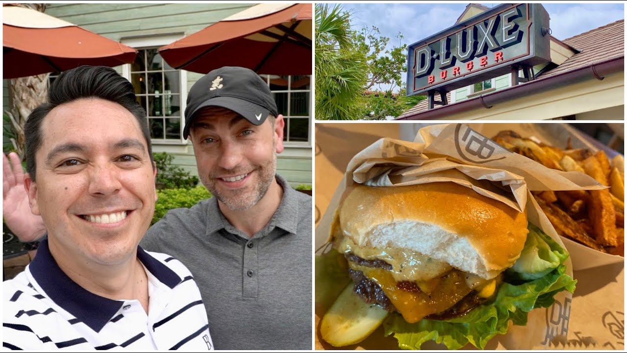D-Luxe Burger In Disney Springs For National Burger Day! | Walt Disney World