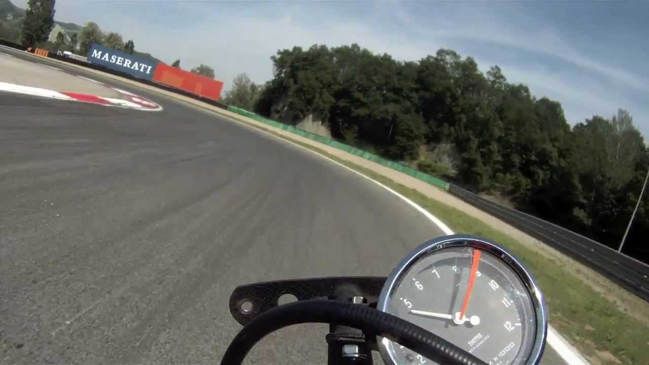 ASI Moto Show 2012 Varano d&egrave; Melegari - Aermacchi Ala Oro 350 - ONBOARD CAMERA - FIRST RUN