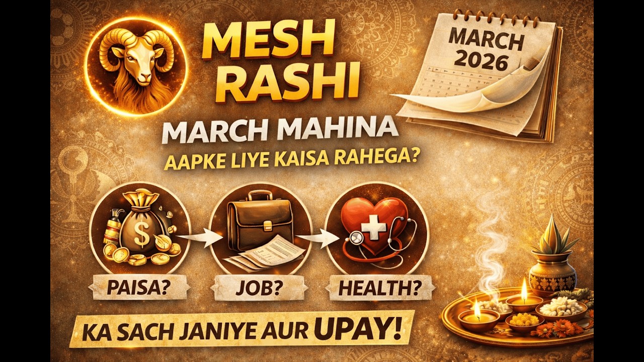 March me Mesh rashi walon ko milne wali hai good news ya warning? Upay zaroor janiye.