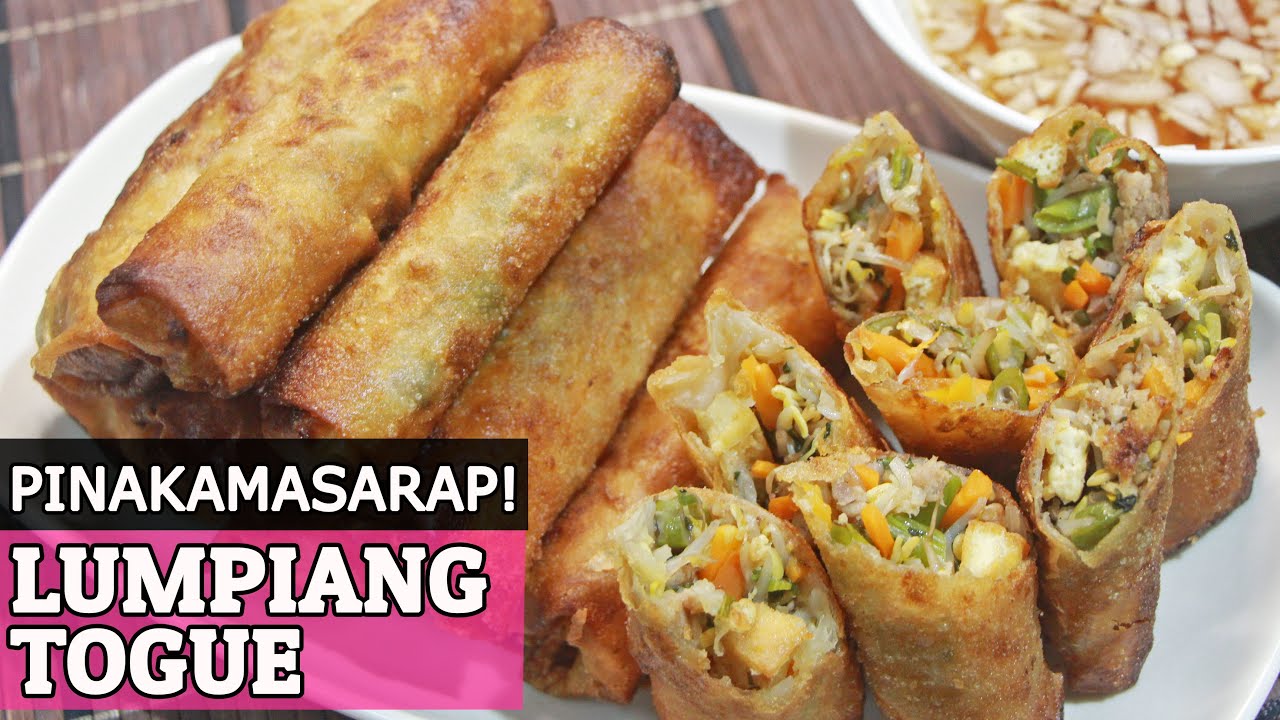 LUMPIANG TOGUE | LUMPIANG GULAY | VEGETABLE SPRINGROLL | HUNGRY MOM COOKING