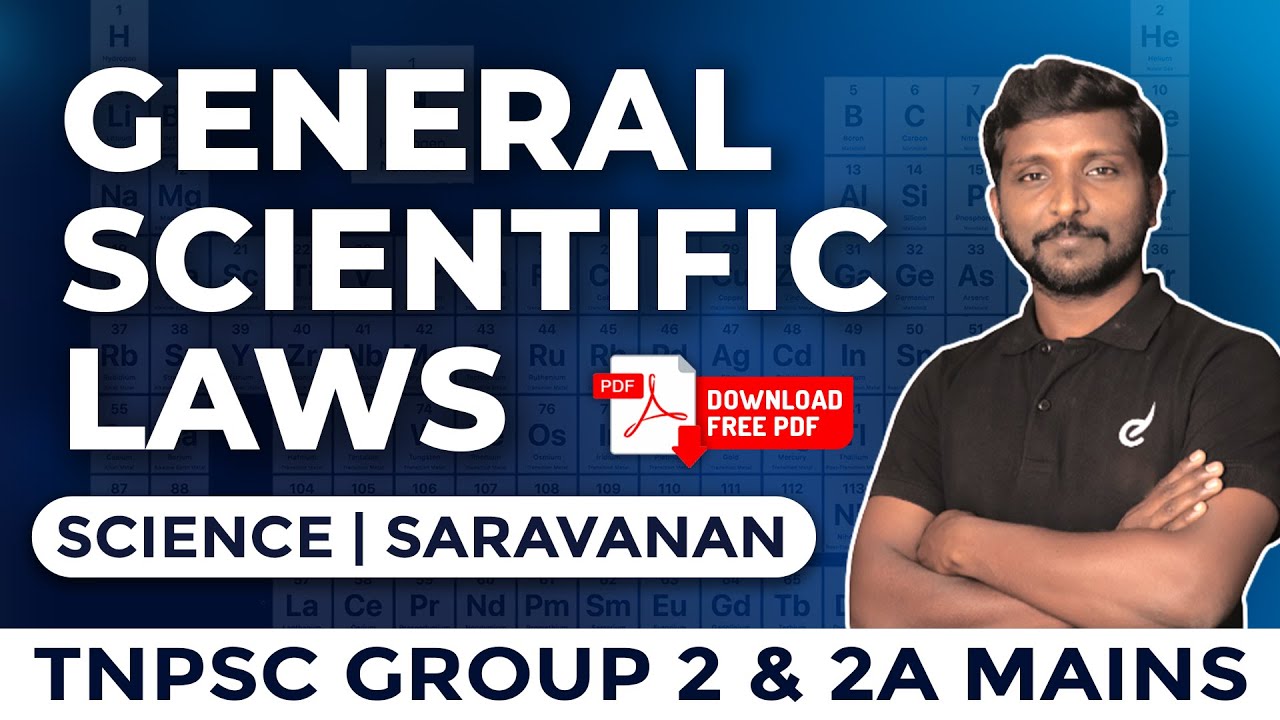 GENERAL SCIENTIFIC LAWS in Physics - Important Theories by Saravanan | TNPSC Group 2 Mains Science