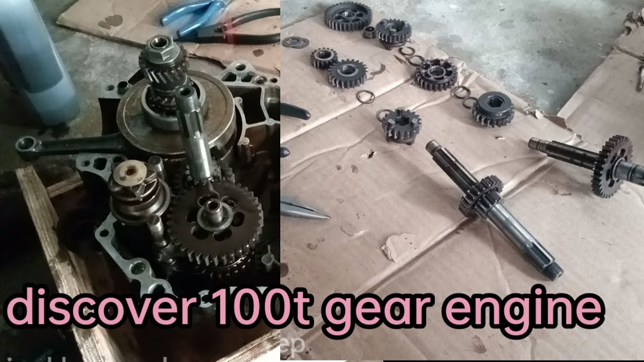 discover 100t gear box fitting.discover 100full enging fitting#tecnicalbysandeep