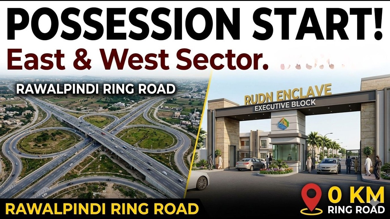 RUDN Enclave Possession Started | East & West Sector | Near Rawalpindi Ring Road | Latest Update
