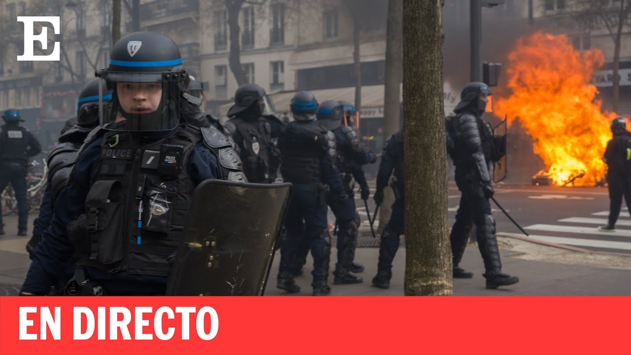 Directo | Protestas en Francia contra la reforma de las pensiones del presidente Macron | EL PA&Iacute;S
