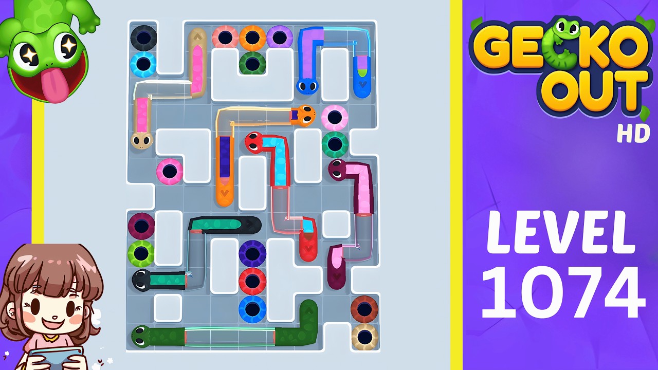 Gecko Out Level 1074 Solution Walkthrough