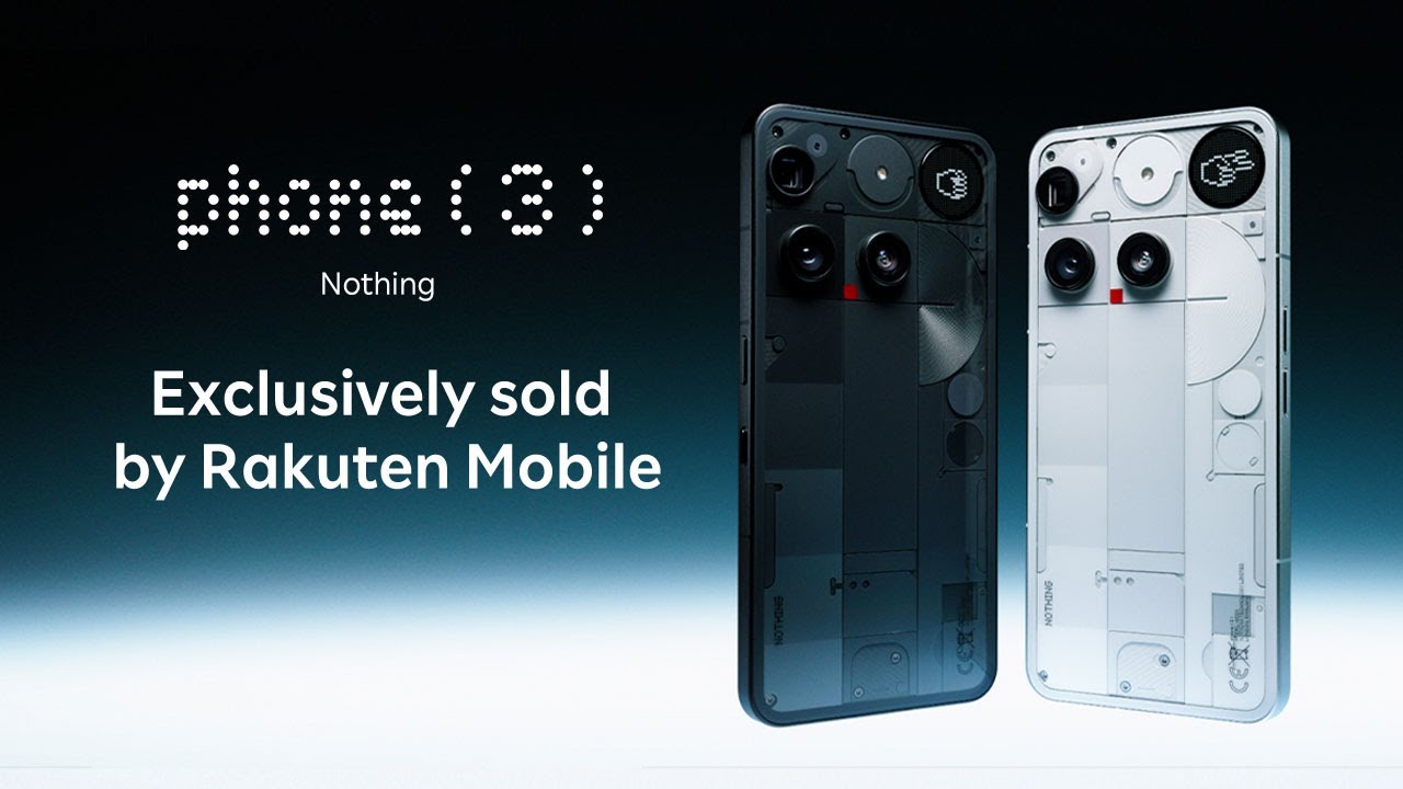 Rakuten Mobile is Exclusive Carrier of Nothing's 
