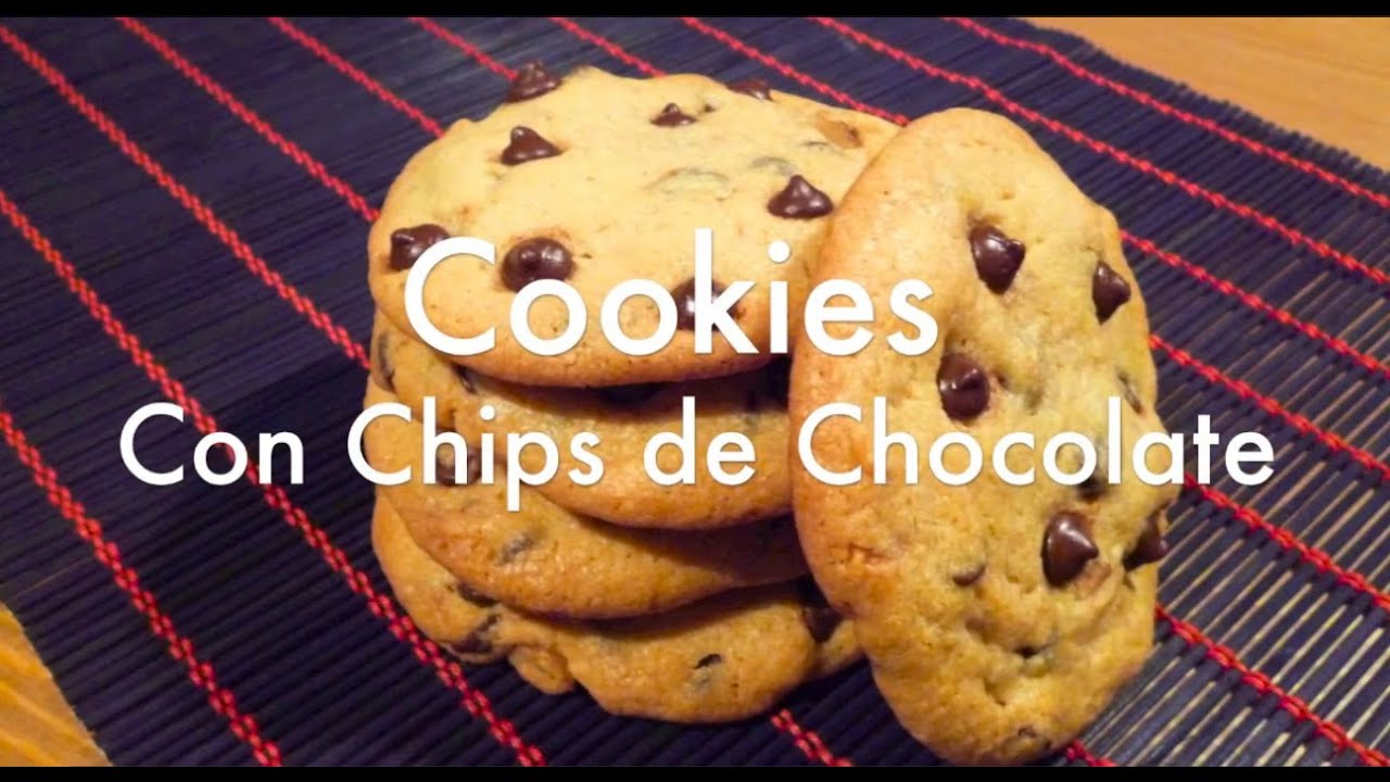 Receta de Galletas Cookies Americanas - Chocolate Chip Cookies Recipe