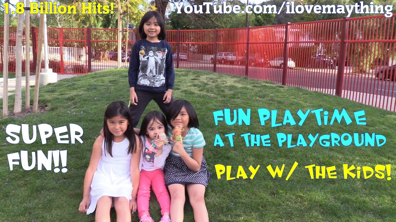Kids' Playtime Channel: A Fun Family Trip to the Fire Truck Playground w/ Hulyan & Maya