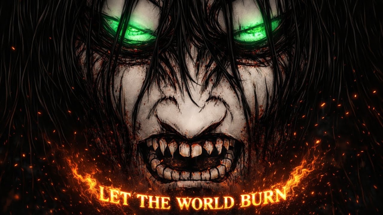 Attack on Titan ( 4k edit amv ) - Let the world burn 