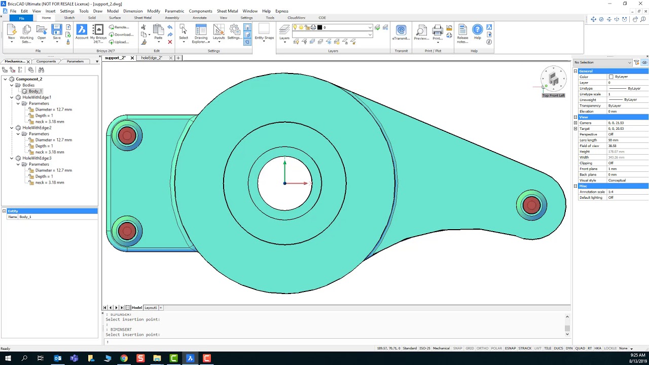 BricsCAD – Direct modeling 1