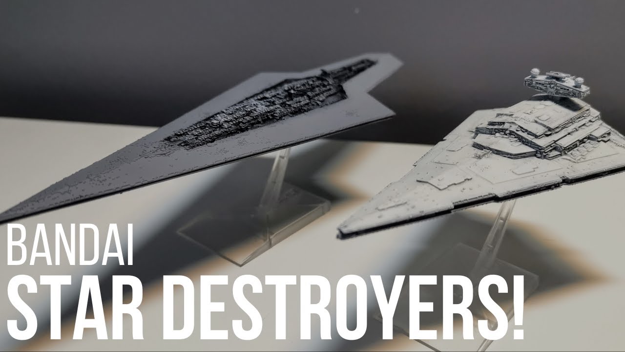 Bandai Super Star Destroyer and Star Destroyer Build