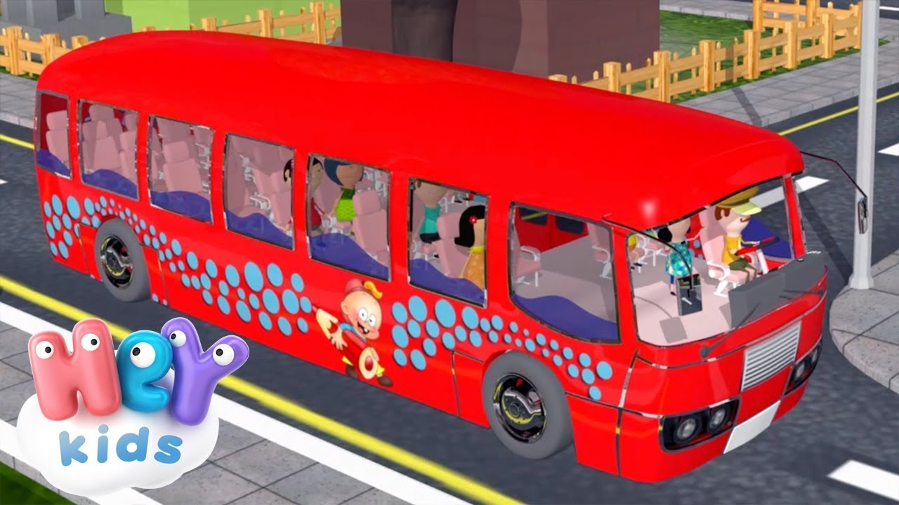 Koła Autobusu Krecą Się - Piosenka po polsku | HeyKids