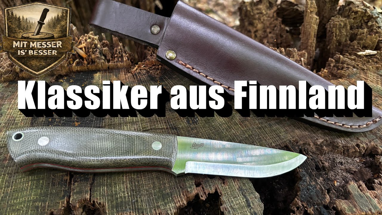 Brisa Trapper 95 Elmax - Bushcraft Messer aus Finnland