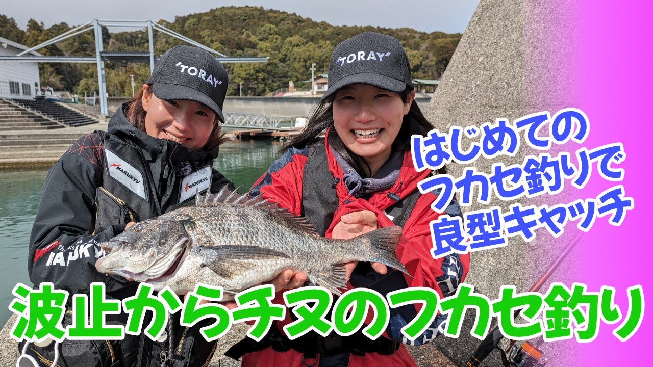波止からはじめてのフカセ釣りで良型チヌをキャッチ！　浦ノ内湾／高知県須崎市