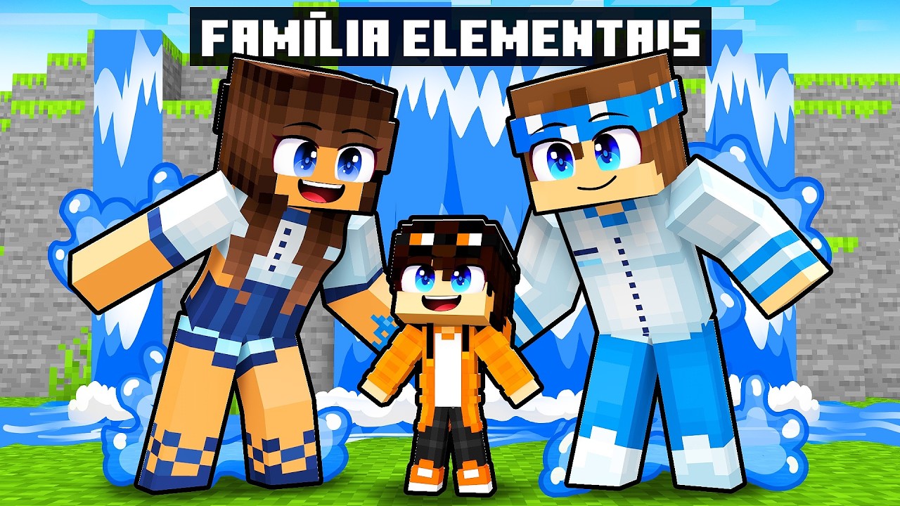 STHAN foi ADOTADO por ELEMENTAL de ÁGUA no Minecraft!