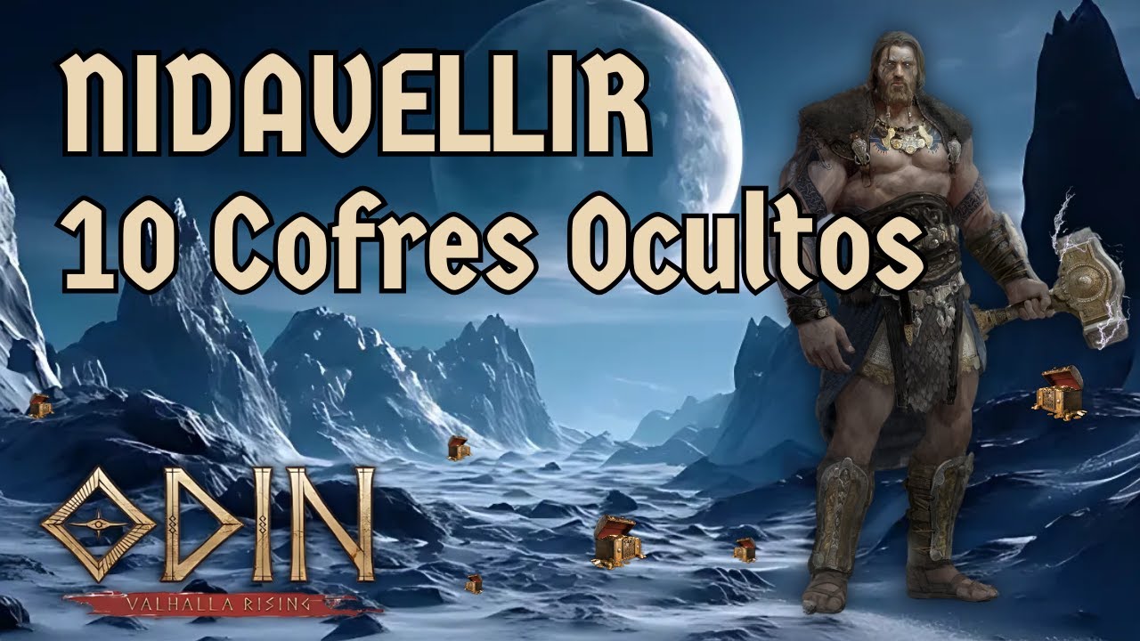 Ubicación 10 COFRES OCULTOS en NIDAVELLIR GLOBAL SERVER [ODIN VALHALLA RISING]