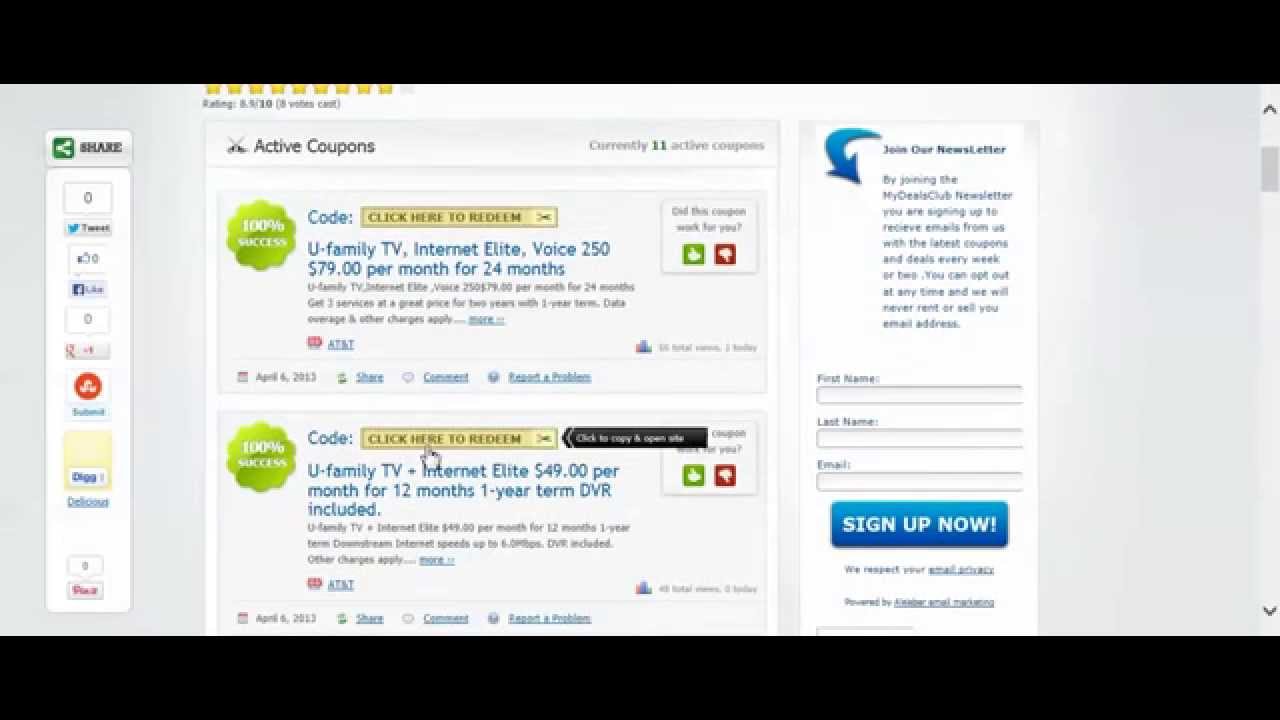 High Speed Internet Coupon Code - Save 10 To 20% In 2013