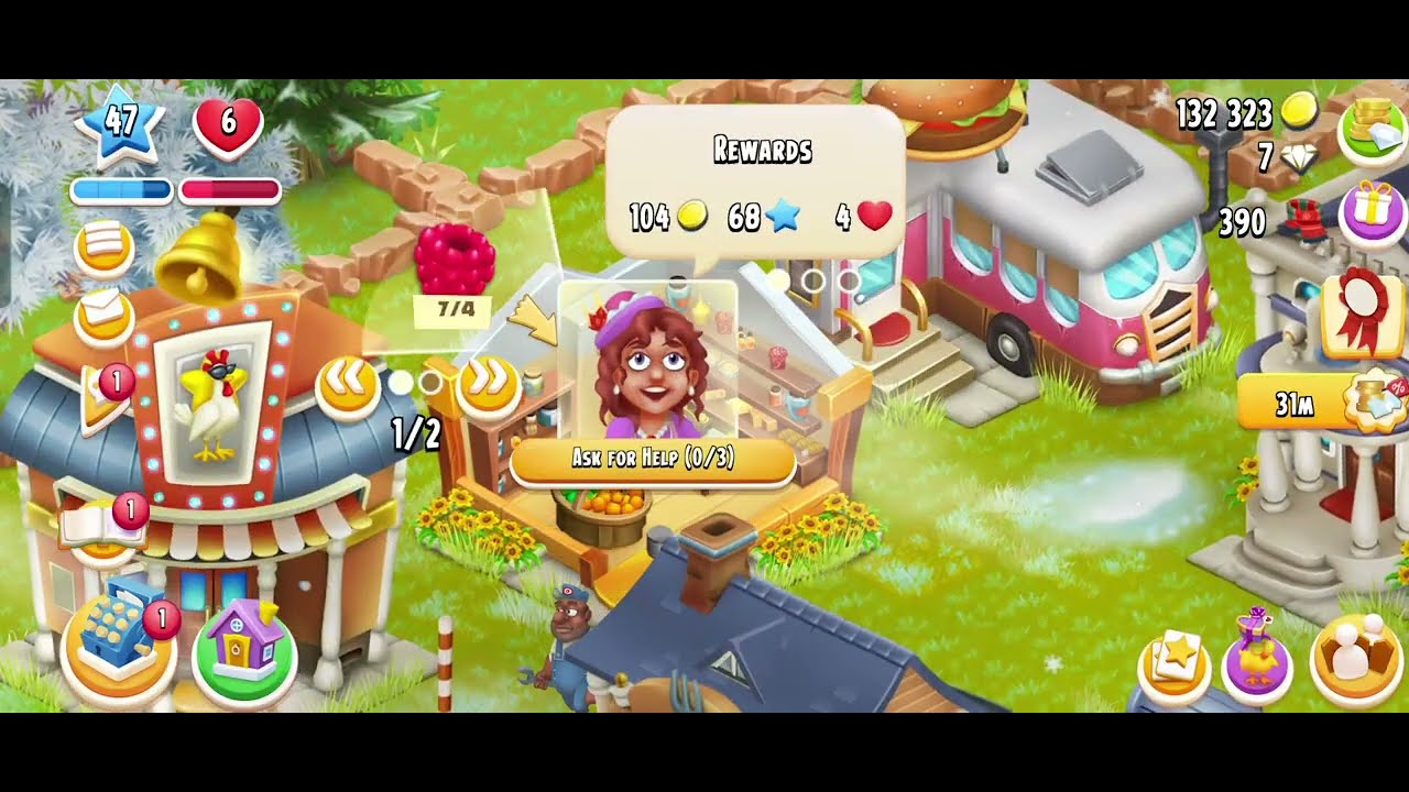 Hay Day Gameplay Level 47 #hayday #farming #games #trending 