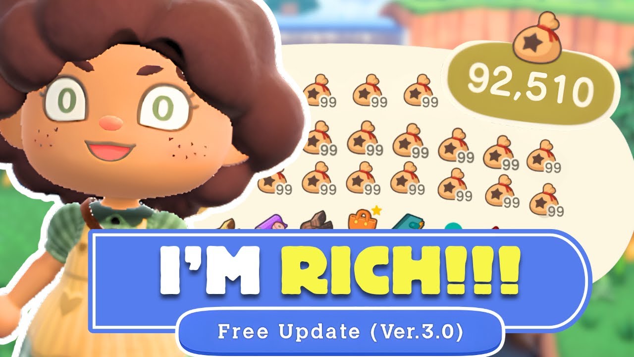 I'M FINALLY RICH IN ACNH!!!! | 3.0 Update 💰