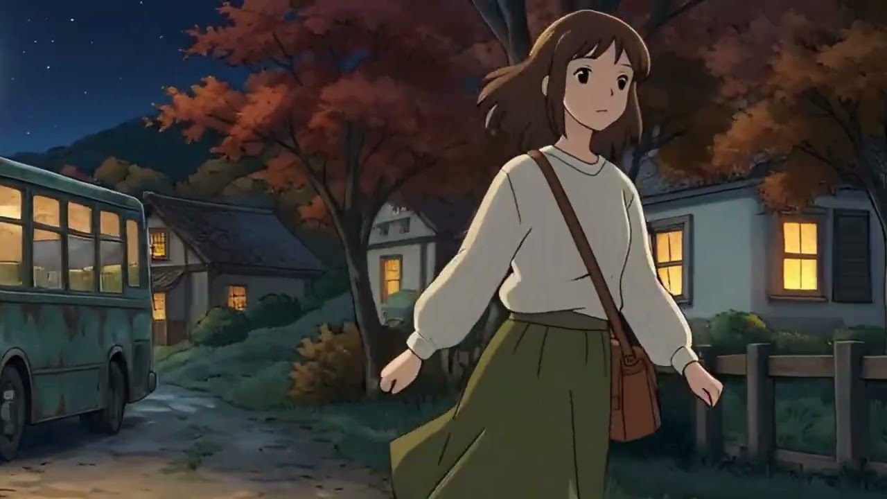The Last Bus to Maple Village | A Cozy Evening Journey Home (Calm Storytelling)