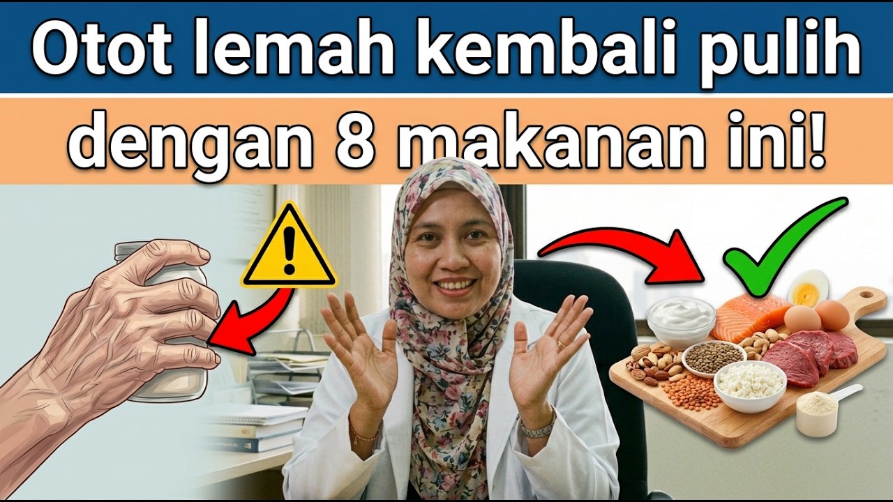 PERHATIAN: Makan 8 Makanan Ini Untuk HENTIKAN Kaki Lemah Selepas 60 Tahun | Tips Warga Emas