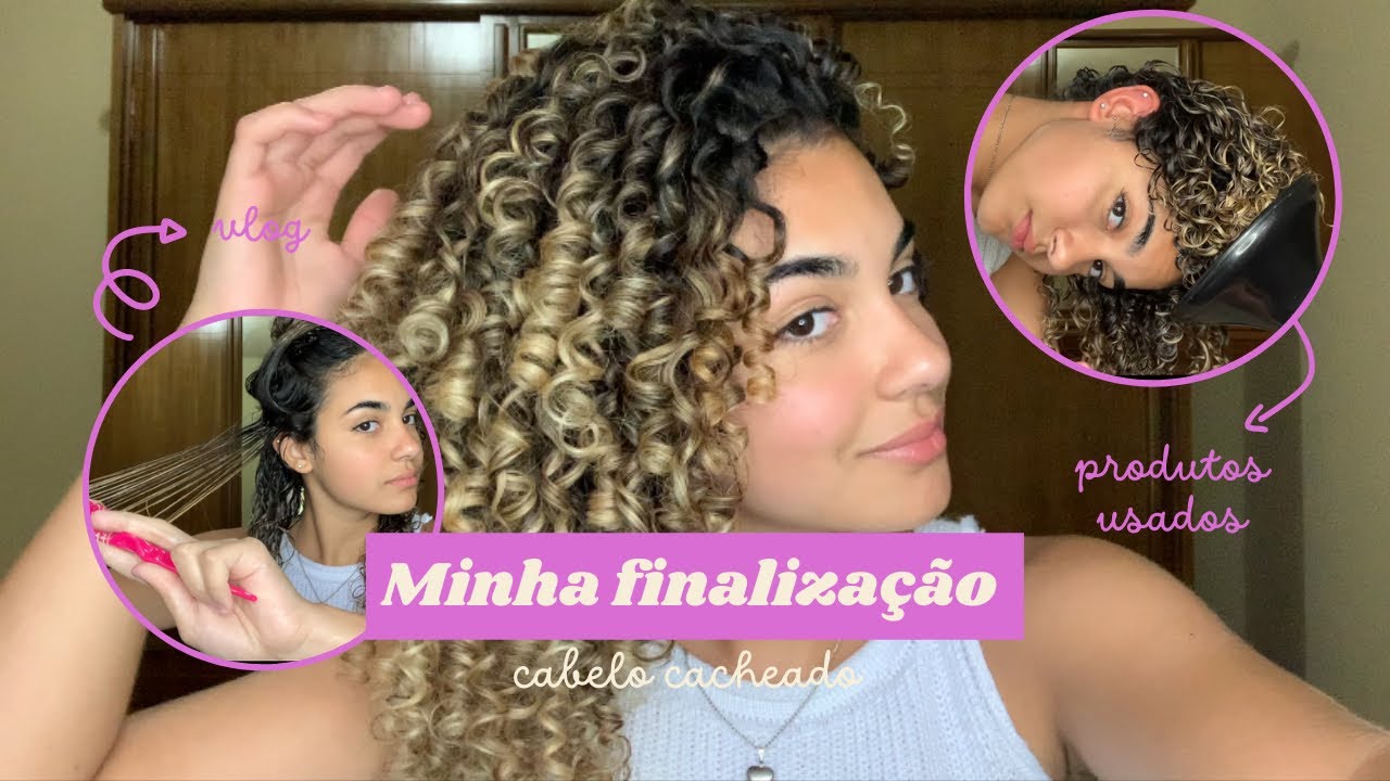 MINHA FINALIZAÇÃO CABELO CACHEADO/ curvatura: 3A/3B💕✨