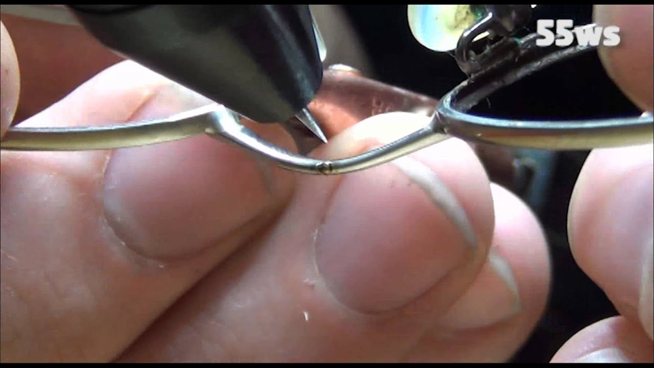 Eye Glasses - Titanium Frames, Bridge, and Hinge Repair with Orion Pulse Arc Welder for eyeglasses