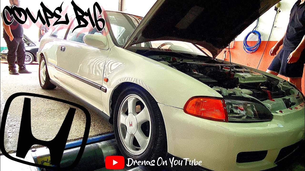 COUPE B16 COM ALMA 🔥 BERRO DE VTEC 🔥 BANCO DE POTÊNCIA 🏁