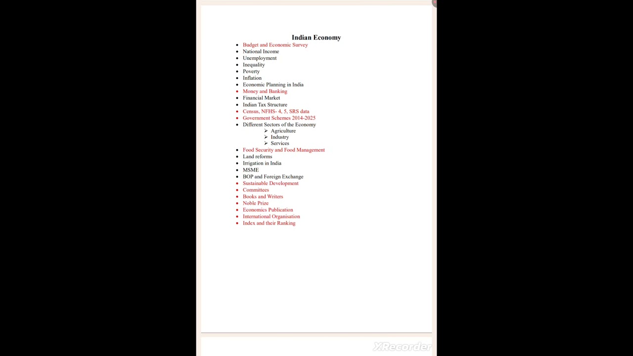 Most Important Topics for UGC-NET Economics Unit 10 (Indian Economy )