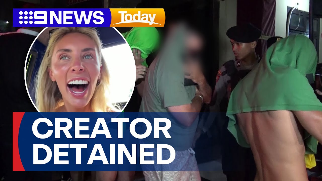 14 Australians arrested in Bali in raid involving controversial creator | 9 News Australia