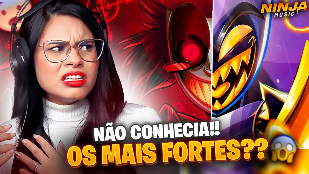 CONHECENDO HAZBIN HOTEL!! 😱 2 em 1 - Celestial | Adão - Ninja & O Demônio do Rádio [Alastor - TAKERU