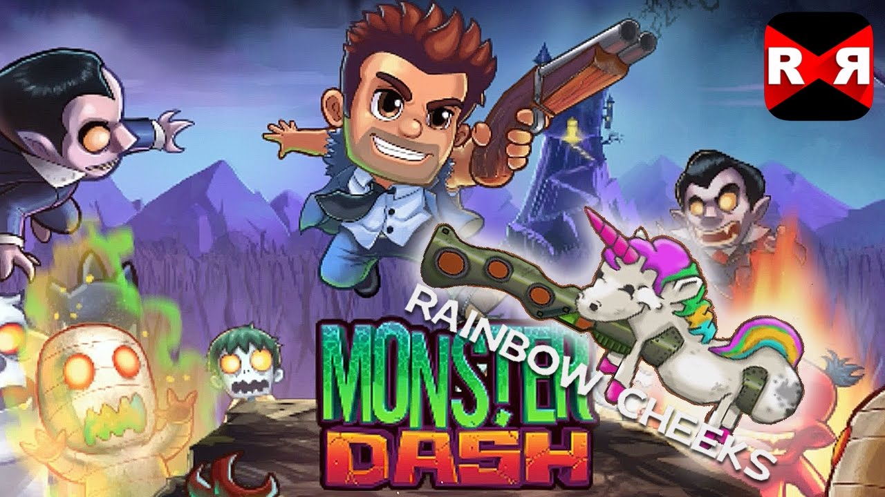 Monster Dash - Rainbow Cheeks NEW Weapon Update Unlocked!