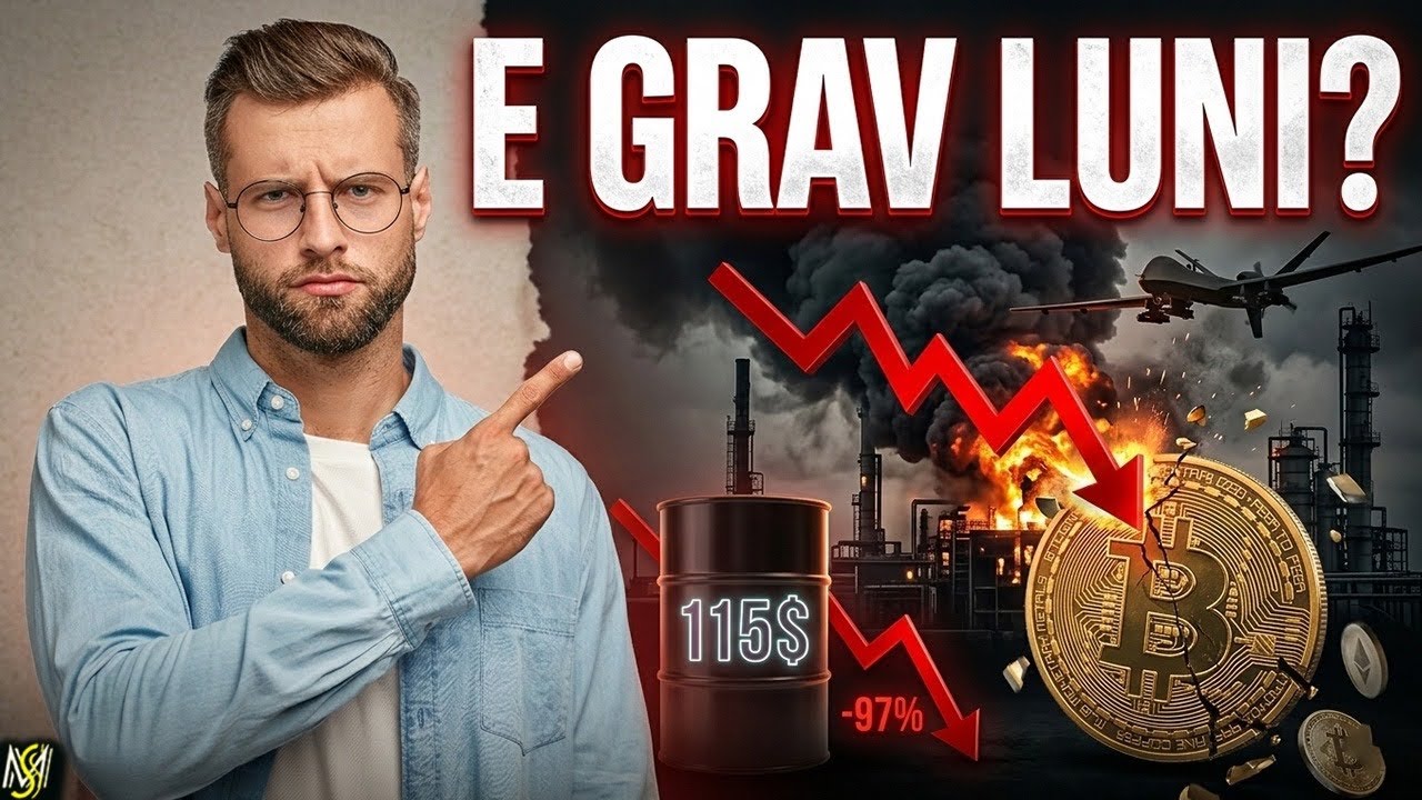 E GRAV pentru Crypto LUNI? Petrolul sare la 115$ si Bitcoin se clatina.
