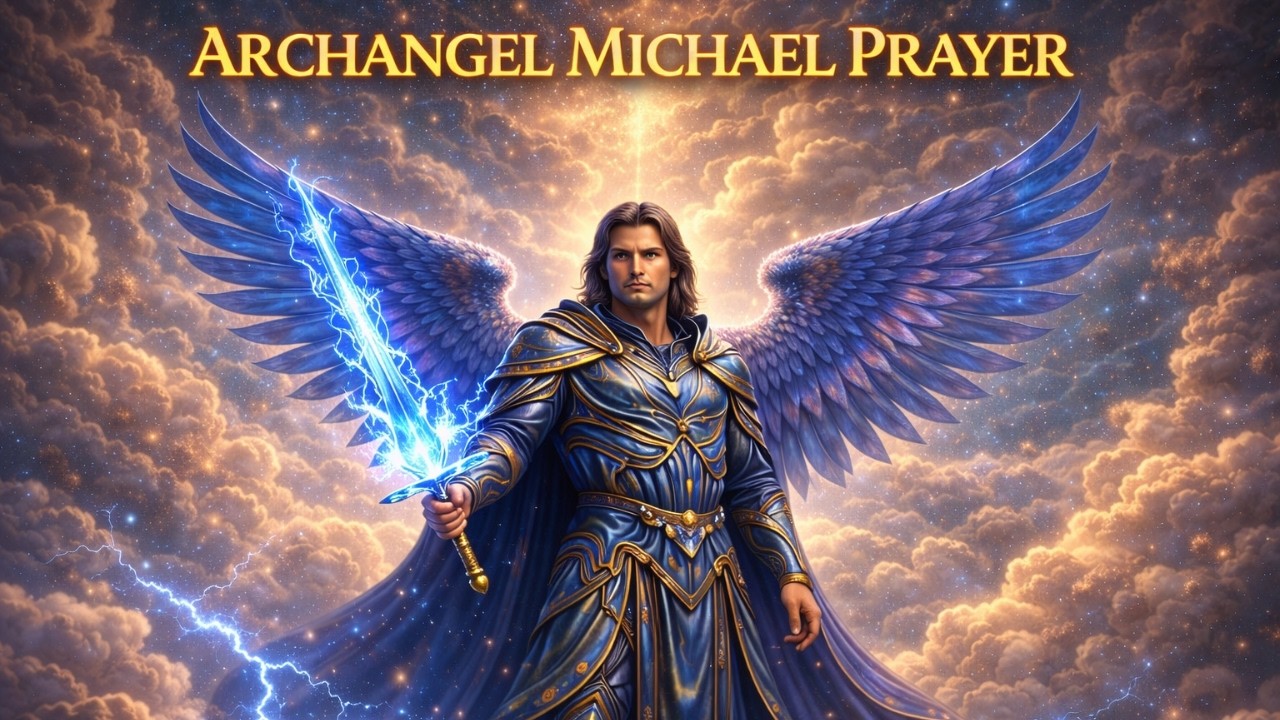 Powerful Archangel Michael Prayer for Protection, Courage & Spiritual Warfare | Guided Meditation
