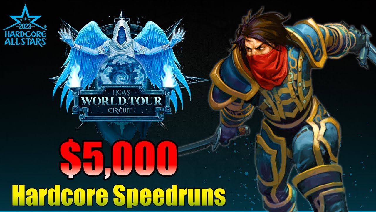 $5,000 Hardcore All-Stars Speedrun Tournament Circuit 1! Full VOD