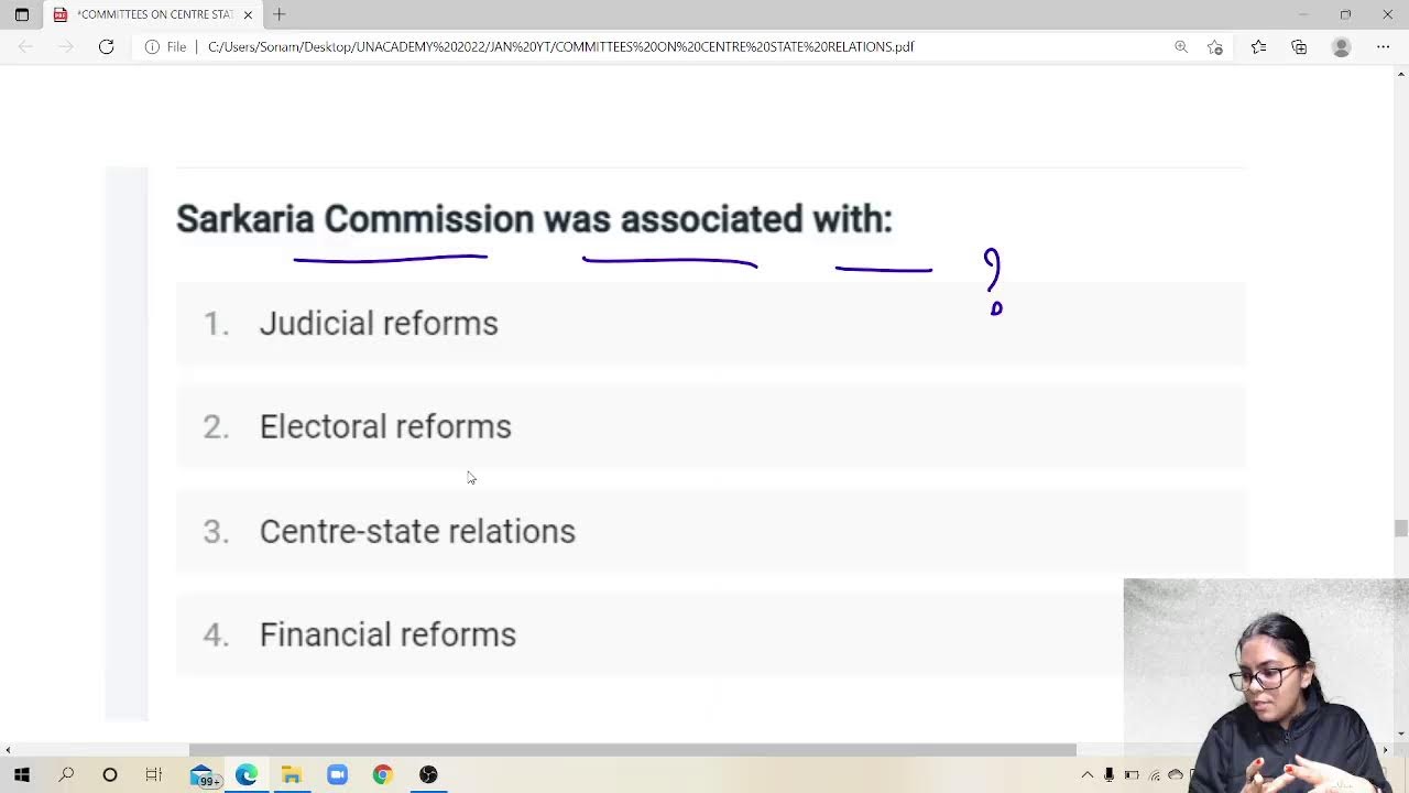 Centre - State Relations Ki Sabse Famous Committees | NTA UGC NET | Supreet Dhamija | NTA UGC NET