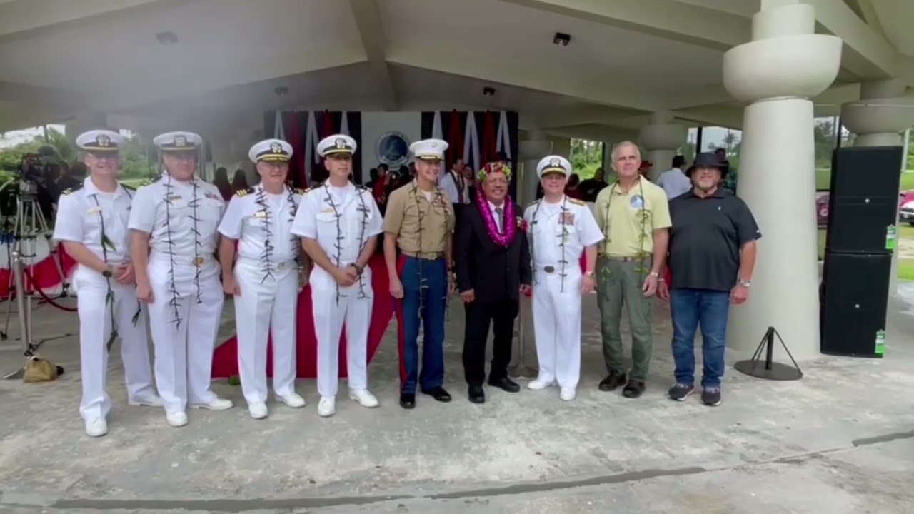 Military delegation visits Tinian