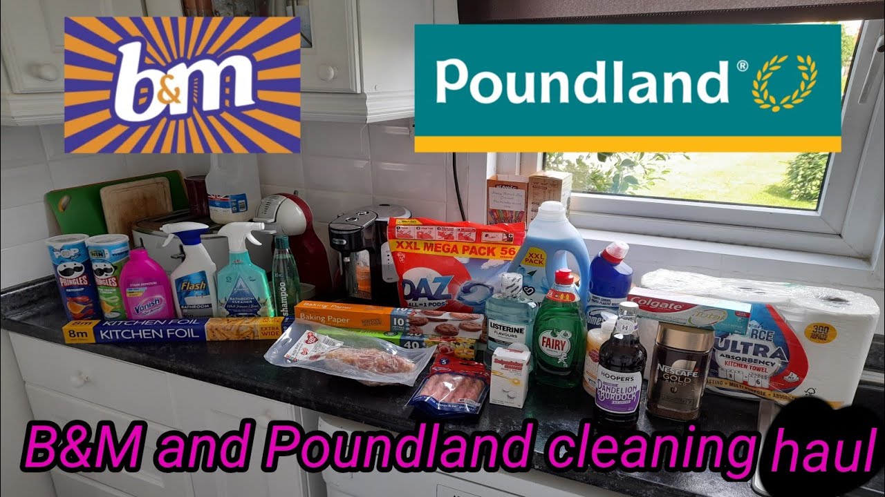 Poundland & B&M Cleaning Haul